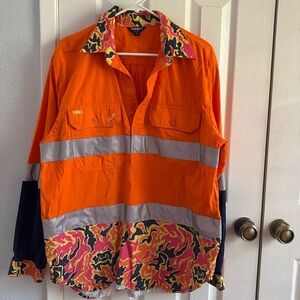 Trademutt xl workshirt with scotch lite reflective material